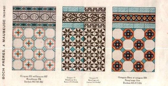 catalogus van oude jaren 30 tegels